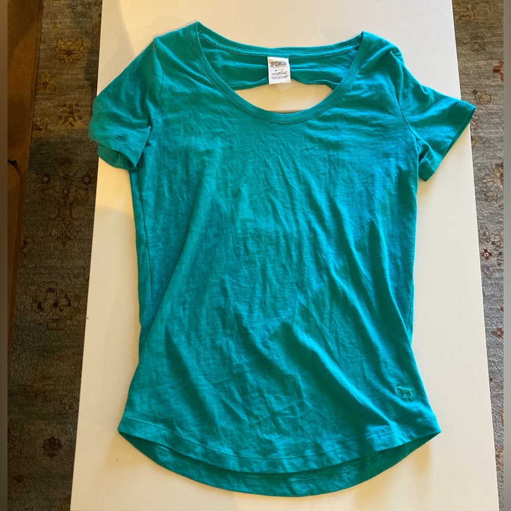 PINK teal XS athletic top